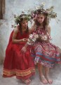 Jolie petite fille NM Tadjikistan 30 Impressionist